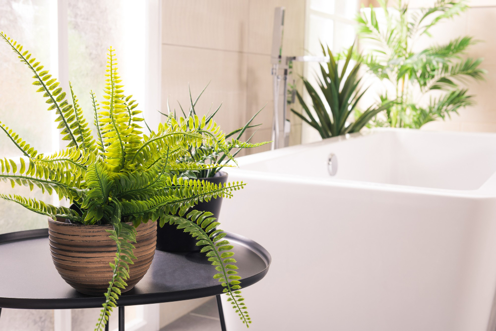 planten in badkamer